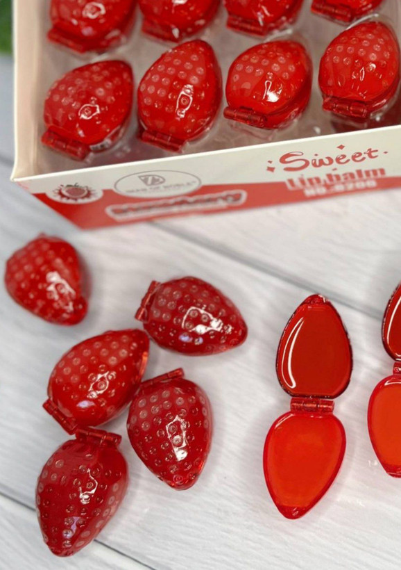 بالم لب دو طرفه توت فرنگی🍓